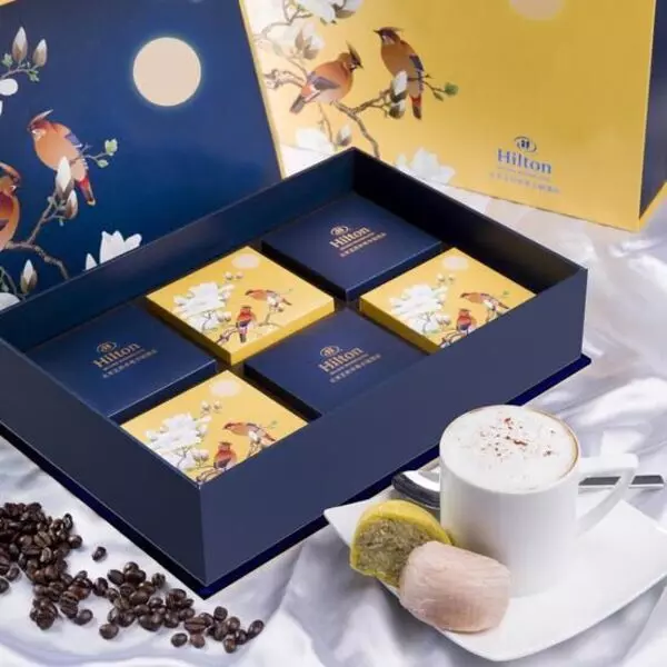 Hộp bánh Trung Thu màu sắc tươi mới Hộp bánh Trung Thu màu sắc tươi mới